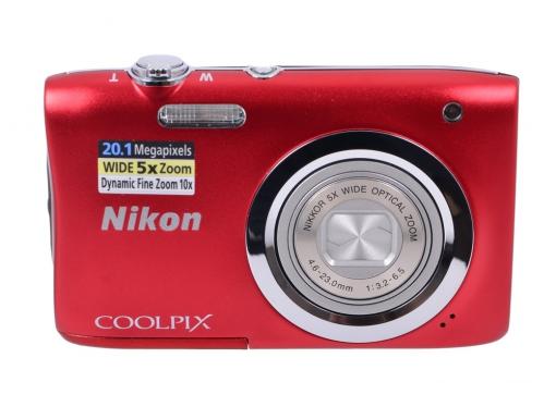 Фотоаппарат Nikon Coolpix A100 Red (20.1Mp, 5x zoom, SD, USB, 2.6