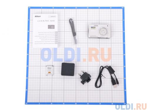 Фотоаппарат Nikon Coolpix A100 Silver (20.1Mp, 5x zoom, SD, USB, 2.6