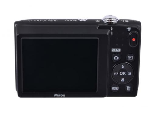 Фотоаппарат Nikon Coolpix A100 Silver (20.1Mp, 5x zoom, SD, USB, 2.6
