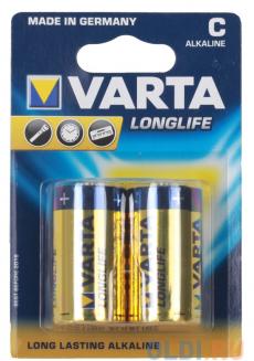 Батарейки VARTA Long Life C (2шт)