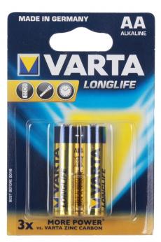 Батарейки VARTA Long Life AA блистер 2  04106101412