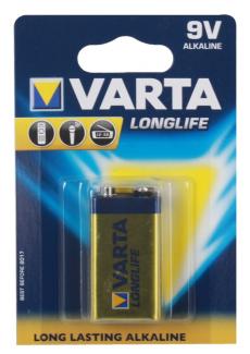 Батарейки VARTA Long Life 9V блистер 1  04122101411