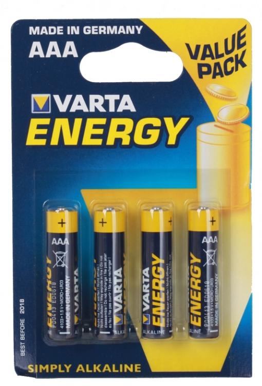 Батарейки VARTA Energy AAA блистер 4  04103229414