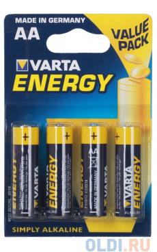 Батарейки VARTA Energy AA (4шт в упаковке)