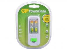Зарядное устр. GP PowerBank, 13 часов + аккум. 2шт. 650mAh (GP PB410GS65-CR2)