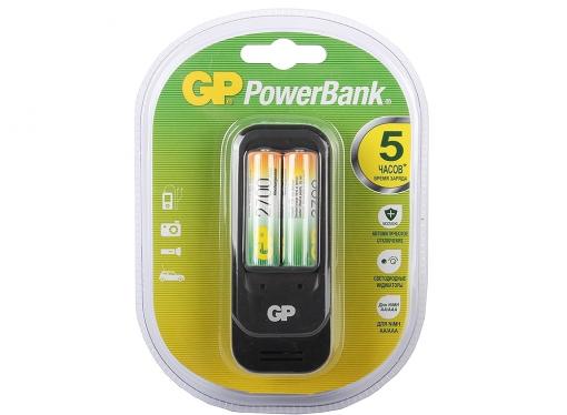 Зарядное устройство GP PowerBank 5 часов + аккум. 2шт. 2700mAh (GP PB560GS270-CR2)