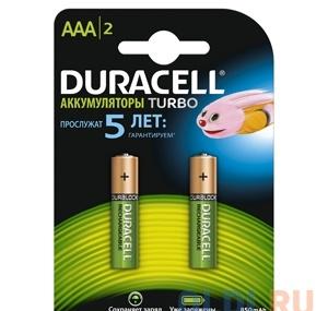 Аккумуляторы DURACELL HR03-2BL 850mAh