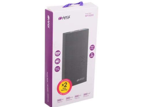 Внешний аккумулятор HIPER RP15000 Black