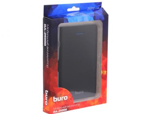 Внешний аккумулятор Buro RA-25000 Black