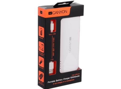 Внешний аккумулятор Canyon CNE-CPB100W