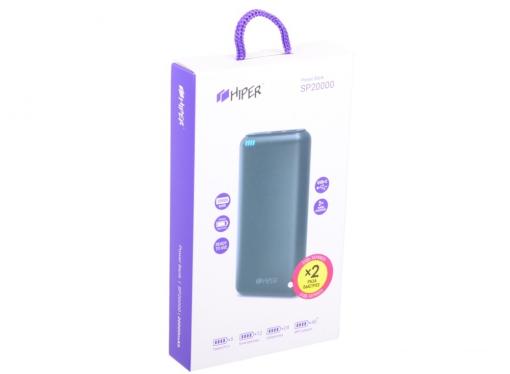 Внешний аккумулятор HIPER SP20000 Blue