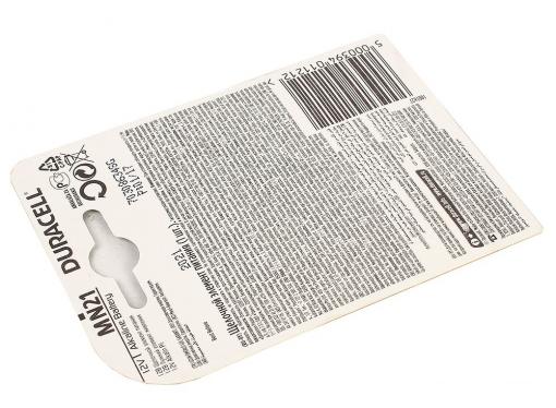 Батарейки DURACELL MN21 B1 Security 12V Alcaline