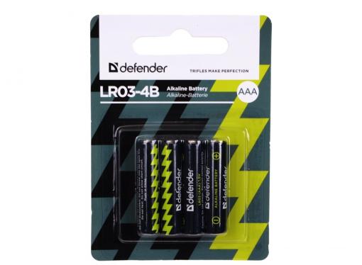 Батарейки Defender LR03-4B 4PCS 4 шт 56002