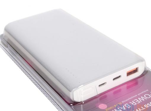 Внешний аккумулятор 3Cott 3C-PB-100QC, QC3.0, 10000 мАч, вх.: micro USB 5В2А, Type-C 5В2А, вых: USB: 5В2.1А, Type-C: 5/9/12В2А,  QC3.0 5-12В2.4А
