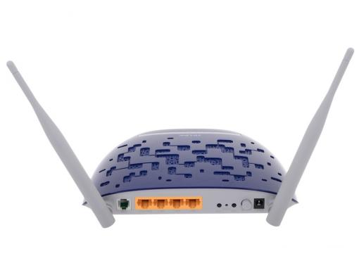 Маршрутизатор TP-LINK TD-W8960N Беспроводной маршрутизатор серии N со встроенным модемом ADSL2+, скоростью до 300 Мбит/с