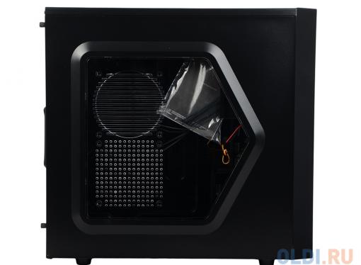 Корпус Deepcool TESSERACT SW Black , ATX, без БП, окно, 1x USB 3.0, 1x USB 2.0, 2x 12cm LED fan.