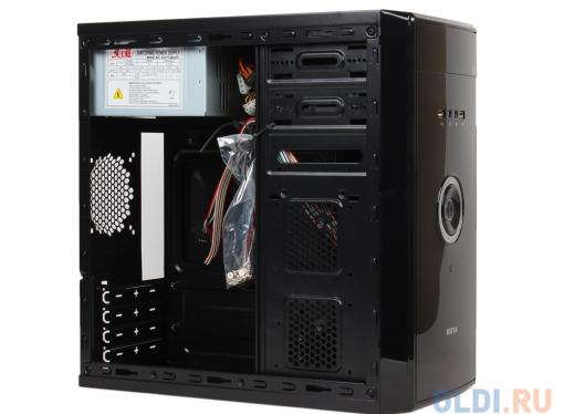 Корпус Sunpro VISTA V, mATX, 450Вт, черный , ДхШхВ: 365*175*365мм, мат.плата до 24.4*20.5см, 2*USB 2.0, 24+4-Pin, 4-Pin, 3*SATA, 2*MOLEX, FDD