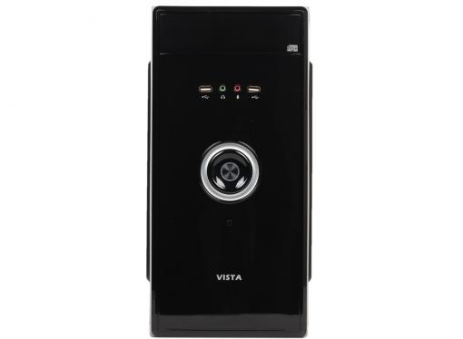 Корпус Sunpro VISTA V, mATX, 450Вт, черный , ДхШхВ: 365*175*365мм, мат.плата до 24.4*20.5см, 2*USB 2.0, 24+4-Pin, 4-Pin, 3*SATA, 2*MOLEX, FDD