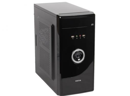 Корпус Sunpro VISTA V, mATX, 450Вт, черный , ДхШхВ: 365*175*365мм, мат.плата до 24.4*20.5см, 2*USB 2.0, 24+4-Pin, 4-Pin, 3*SATA, 2*MOLEX, FDD