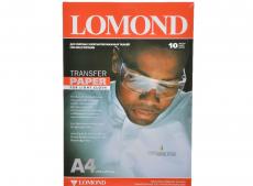 0808411 бумага LOMOND (A4, 140гр, 10л) термоперев. светлые ткани, для струйных