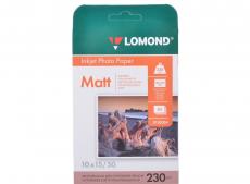 0102033 /034 бумага LOMOND (100*150, 230гр, 50л) Photo Матовая, 1стор.