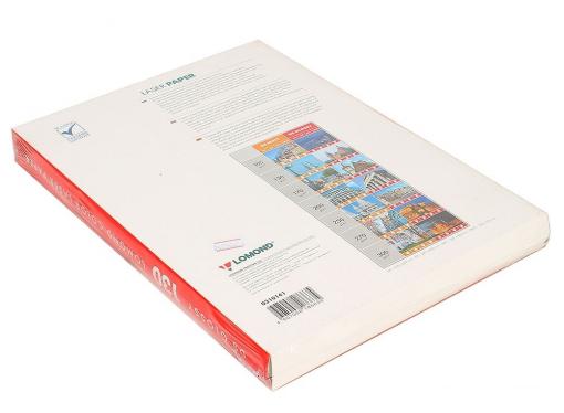 Бумага Lomond А4 130г/м2 250 л глянцевая для лаз.принтеров 2-х сторонняя (0310141)