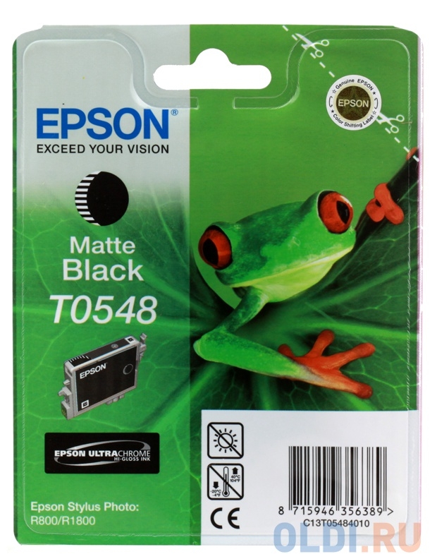 Картридж Epson Original T054840 (Photo R800) черный
