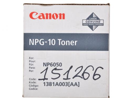 Тонер Canon NPG-10 для NP 6050 / 6750. Чёрный. 30 000 страниц.