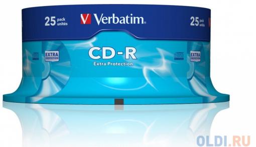 CD-R Verbatim 700Mb 52x DL 25шт Cake Box