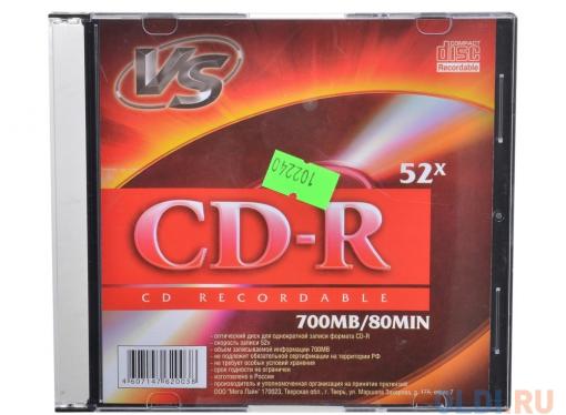 CD-R VS 700Mb 52х Slim
