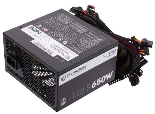 Блок питания Thermaltake TR2 S 650W [PS-TRS-0650NPCWEU-2] v2.3, A.PFC, 80 Plus , Fan 12 cm, Retail