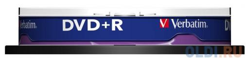 DVD+R Verbatim 4.7Gb 16x 10шт Cake Box