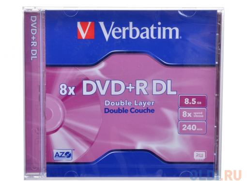 DVD+R Verbatim 8.5Gb 8x Dual Layer Jewel