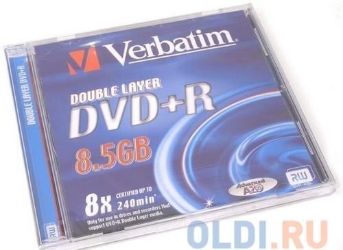 DVD+R Verbatim 8.5Gb 8x Dual Layer Jewel