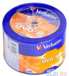 DVD-R Verbatim 4.7Gb 16x 50шт Shrink