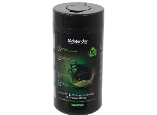 Чистящ.салфетки д.комп/оргтехники  Defender Eco CLN 30300 Туба  100 шт