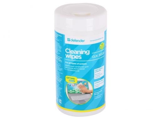 Чистящие салфетки Defender Eco CLN 30320 (для экранов) 100 шт