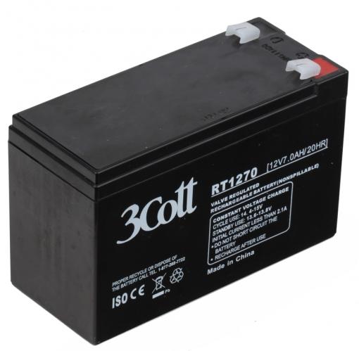 Аккумулятор 3Cott 12V7Ah