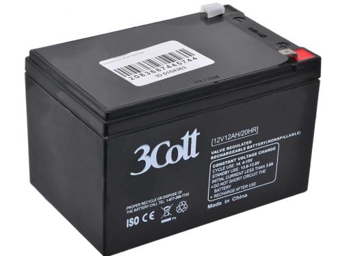 Аккумулятор 3Cott 12V12Ah