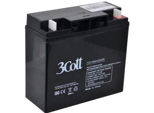 Аккумулятор 3Cott 12V18Ah