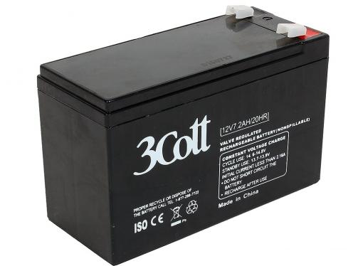 Аккумулятор 3Cott 12V7.2Ah