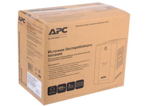 ИБП APC BC650-RSX761 Back-UPS 650VA/360W