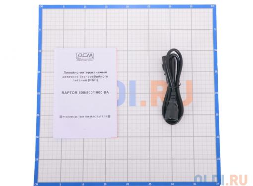 ИБП Powercom RPT-600A Raptor 600VA/360W AVR (3 IEC)