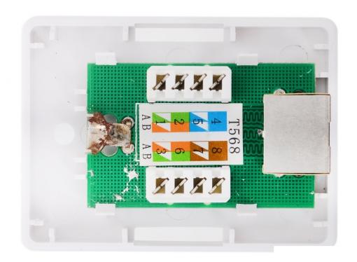 Розетка внешняя RJ-45 (FTP) 5E кат. , экранированная
