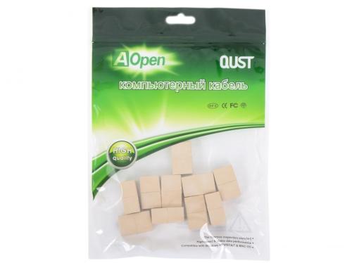 Модули RJ-45 - RJ-45 проходной, кат. 5e, Aopen ACT251 соединение 2-х патч кордов, ,10шт в пакете
