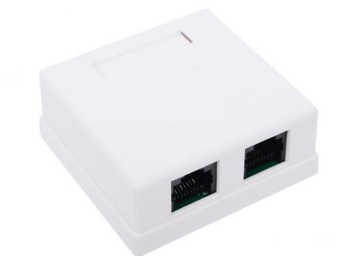 Розетка внешняя RJ-45 (UTP) 5E кат. двойная
