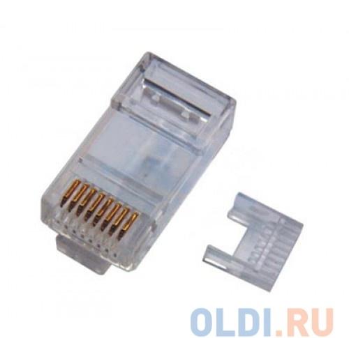 Коннекторы Telecom RJ-45 , 5-й категории, 8p8c, со вставкой ,100шт в пакете