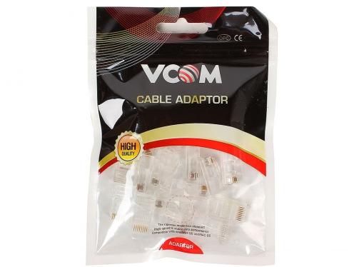 Коннекторы RJ-45 (8P8C) для UTP кабеля 5 кат. VCOM  (VNA2200-1/20) 20 шт в пакете