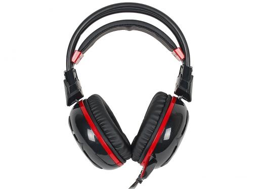 Гарнитура  A4Tech Bloody G300 черный/красный (2.2м)