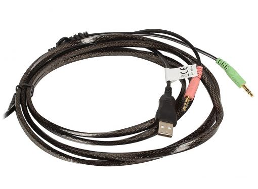 Гарнитура  A4Tech Bloody G300 черный/красный (2.2м)